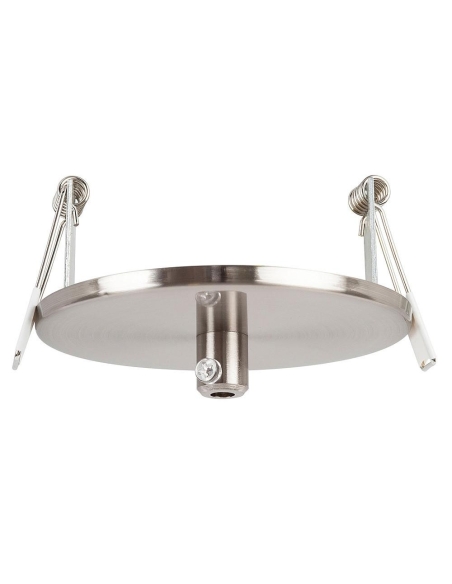 HV9705-9005-SCH-RND - HV9705-9005-SCH-Round - 100mm Round Recessed Canopy Satin Chrome
