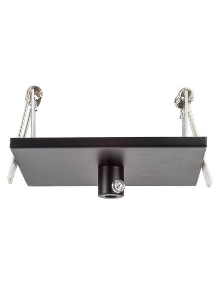 HV9705-9005-BLK-SQ - HV9705-9005-Black-Square - 100mm Square Recessed Canopy Black