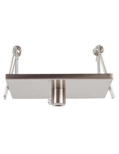 HV9705-9005-SCH-SQ - HV9705-9005-SCH-Square - 100mm Square Rescessed Canopy Satin Chrome