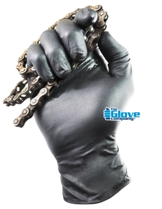 TGC Black Nitrile Disposable Gloves Box 100 | LGL-TGC-BLK-100L 2