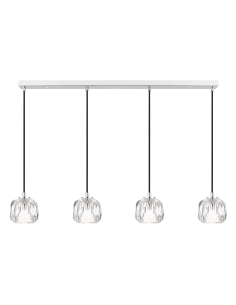 Zaha 4 Light 12 watt LED Pendant Chrome / Warm WhiteZAHA PE04-CHCR