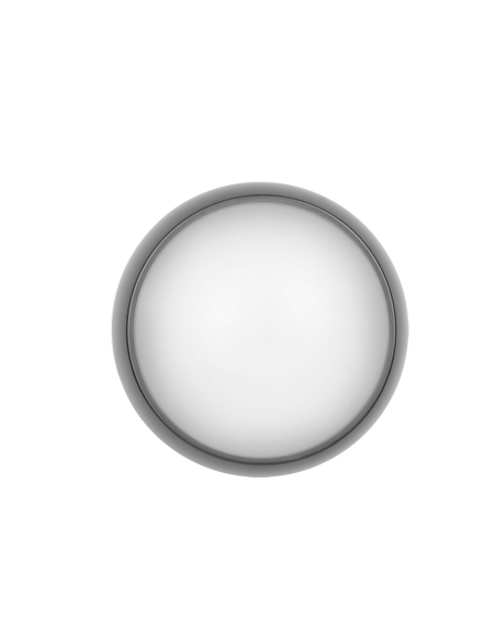 WYNN EX8-SL - WYNN 8W LED ROUND BUNKER - SILVER