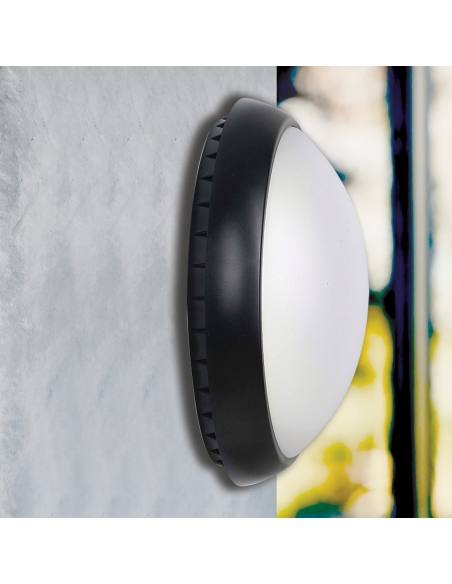 WYNN EX8-BK - WYNN 8W LED ROUND BUNKER - BLACKWYNN EX8-BK