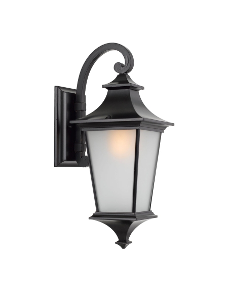 WESTIN EX-BK - WESTIN EXTERIOR WALL LIGHT - BLACKWESTIN EX-BK