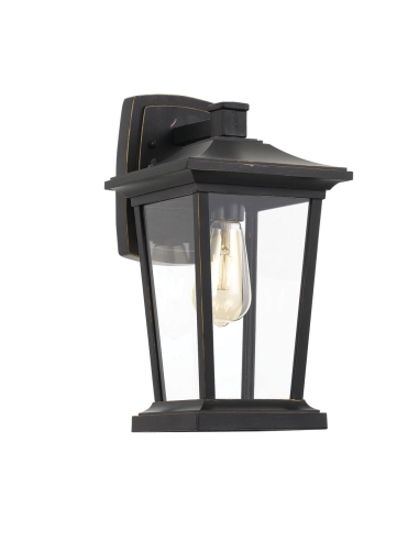 WALTON EX-BK - WALTON EXTERIOR WALL LIGHT - BLACKWALTON EX-BK