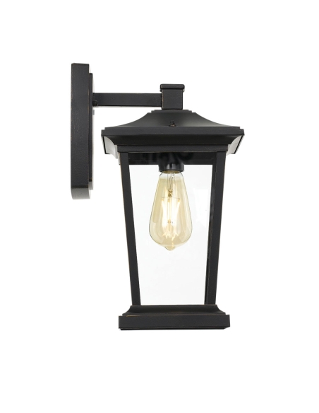 WALTON EX-BK - WALTON EXTERIOR WALL LIGHT - BLACKWALTON EX-BK