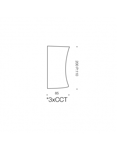 VITA EX2-SL - VITA EX2 WALL LIGHT - SILVERVITA EX2-SL