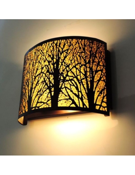 AUTUMN03W - AUTUMN Curved Aged Bronze With Amber AUTUMN03W