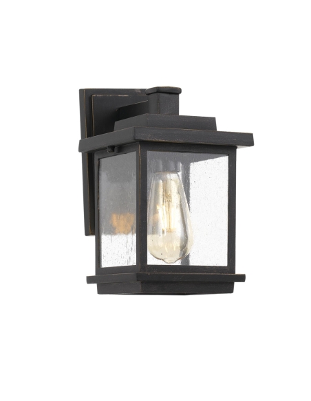 STRAND EX-BK - STRAND EXTERIOR WALL LIGHT - BLACK