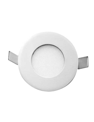 SStow Round Down/Wall Light 3 watt 240v Diameter 90mm Cut-out 70mm - White