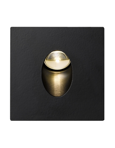 SNAP SQ-BK - SNAP SQUARE STAIR LIGHT - BLACKSNAP SQ-BK