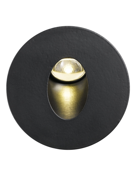 SNAP RD-BK - SNAP ROUND STAIR LIGHT - BLACK