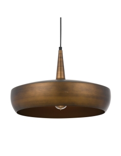 Sabra 1 Light Pendant 25 watt E27max Height 300mm Width SABRA PE45-ACCP
