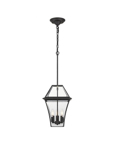 Rye 27 Traditional Pendant / CTC Shade Height 400mm Width RYE PE27-BK