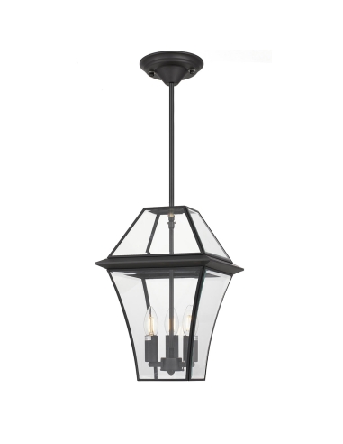 Rye 27 Traditional Pendant / CTC Shade Height RYE PE27-BK