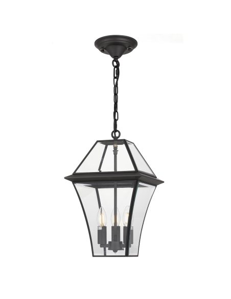 Rye 27 Traditional Pendant / CTC Shade Height RYE PE27-BK
