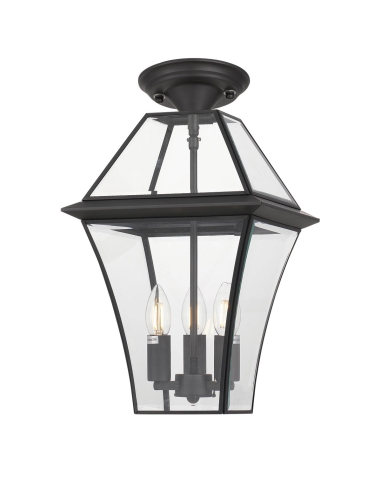 Rye 27 Traditional Pendant / CTC Shade Height RYE PE27-BK