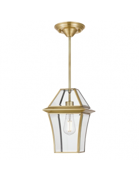 Rye 20 Traditional Pendant / CTC Shade Height RYE PE20-BRS