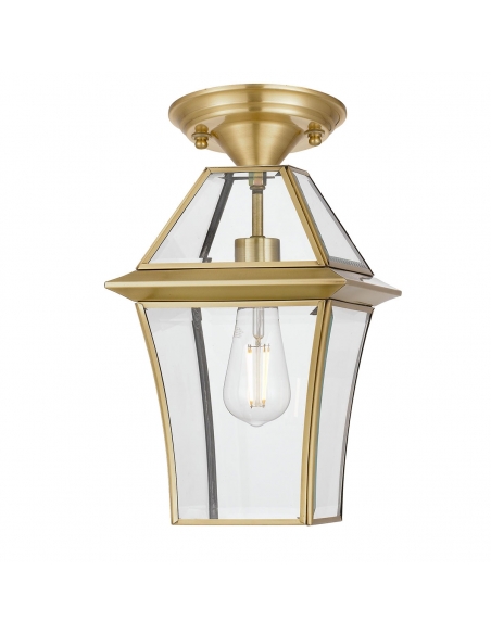 Rye 20 Traditional Pendant / CTC Shade Height RYE PE20-BRS