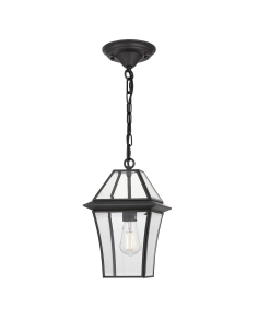 Rye 20 Traditional Pendant / CTC Shade Height 400mm Width RYE PE20-BK 2