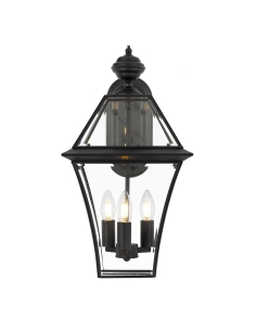 RYE EX27-BK - RYE 27 SOLID BRASS EXTERIOR WALL LIGHT - BLACKRYE EX27-BK 2