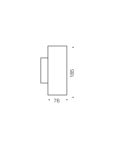 Rvin Exterior Up/Down LED Wall Light Black - RVIN EX2-BKRVIN EX2-BK 2