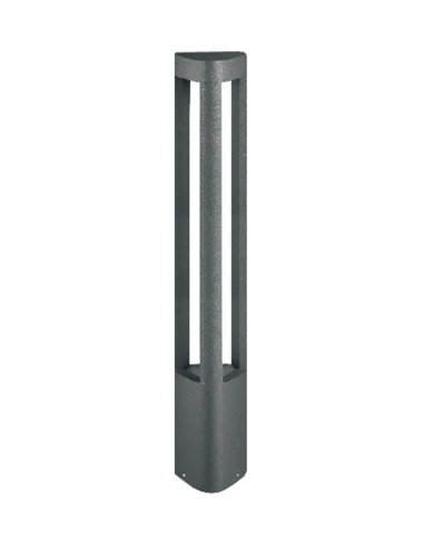BOL1A - LED Surface Mounted Grey Bollard Lights IP54