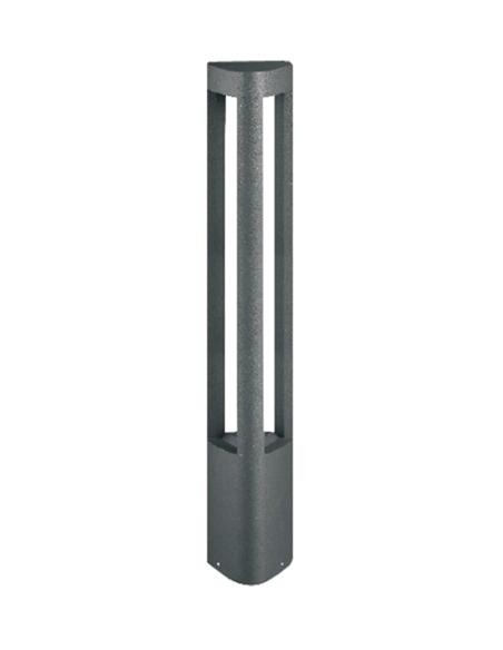 BOL1A - LED Surface Mounted Grey Bollard Lights IP54