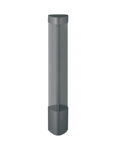 BOL2 - Bol Series 7 watt LED Bollard Light Triangle - Grey