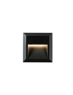Prima Square Exterior Light 1 watt LED 240 volt Diameter PRIMA EX.SQ-BK
