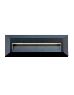 Prima Rectangle Exterior Light 2 watt LED 240 volt Diameter PRIMA EX.RE-BK