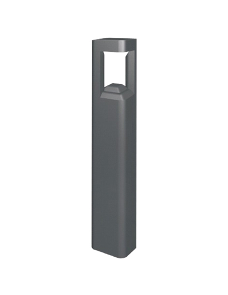BOL4A - LED Surface Mounted Grey Bollard Lights IP54