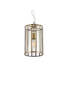 Pratt 1 Light Pendant Small 25 watt E27max Width 200mm PRATT PE20-AB 2