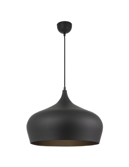 Polk 1 Light Pendant Large 25 watt E27max Width POLK PE45-BKB