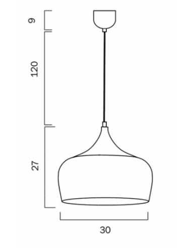 POLK PE30-OKWH - POLK 30 PENDANT - WHITE OAKPOLK PE30-OKWH