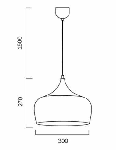 POLK PE30-BZB - POLK 30 PENDANT - BRONZEPOLK PE30-BZB