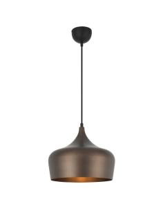 Polk 1 Light Pendant Medium 25 watt E27max Width 300mm POLK PE30-BZB