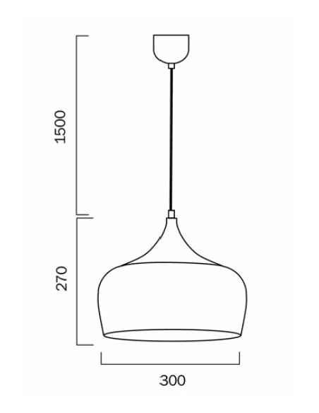 POLK PE30-BKB - POLK 30 PENDANT - BLACKPOLK PE30-BKB