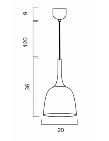 POLK PE20-OKWH - POLK 20 PENDANT - WHITE OAKPOLK PE20-OKWH
