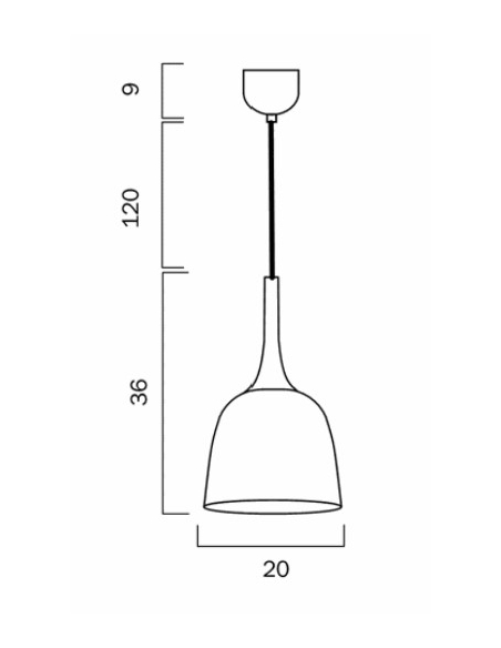 POLK PE20-OKWH - POLK 20 PENDANT - WHITE OAKPOLK PE20-OKWH