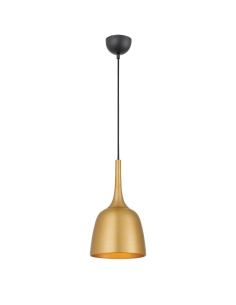 Polk 1 Light Pendant Small 25 watt E27max Width 200mm Shade POLK PE20-GDB
