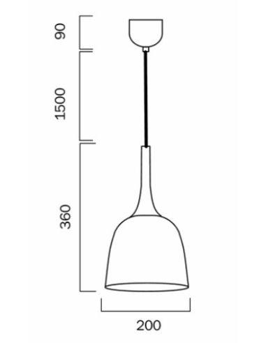 POLK PE20-GDB - POLK 20 PENDANT - GOLDPOLK PE20-GDB