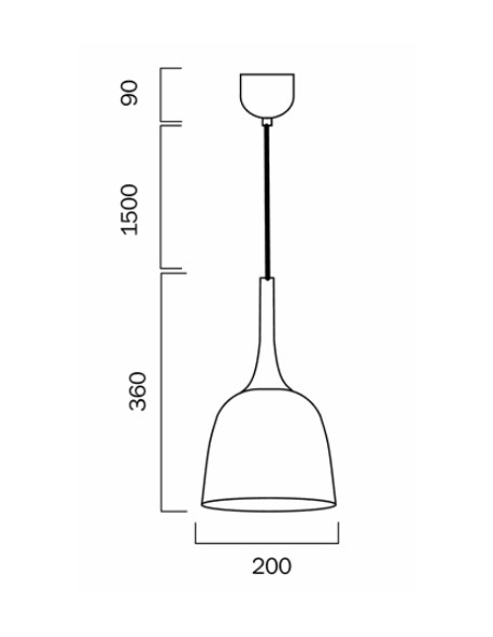 POLK PE20-GDB - POLK 20 PENDANT - GOLDPOLK PE20-GDB