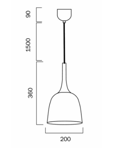 POLK PE20-BZB - POLK 20 PENDANT - BRONZEPOLK PE20-BZB