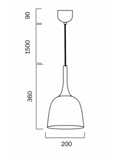 POLK PE20-BKB - POLK 20 PENDANT - BLACKPOLK PE20-BKB