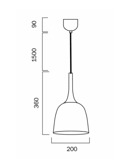 POLK PE20-BKB - POLK 20 PENDANT - BLACKPOLK PE20-BKB