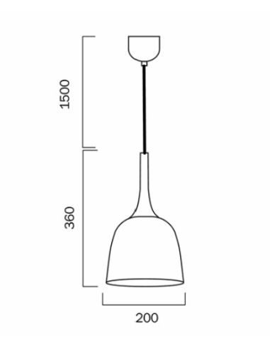 POLK PE20-BKCP - POLK 20 PENDANT - Copper BlackPOLK PE20-BKCP