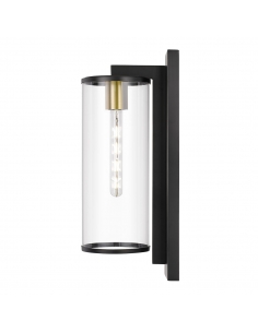 Perova Exterior Wall Bracket - Black/ClearPEROVA EX50-BK 2