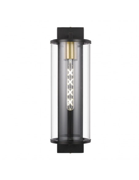 PEROVA EX50-BK - PEROVA 50 EXTERIOR WALL LIGHT - BLACK