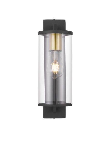 PEROVA EX40-BK - PEROVA 40 EXTERIOR WALL LIGHT - BLACK